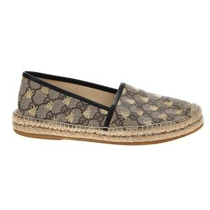 GUCCI GG Supreme Monogram Bees Espadrille Flats